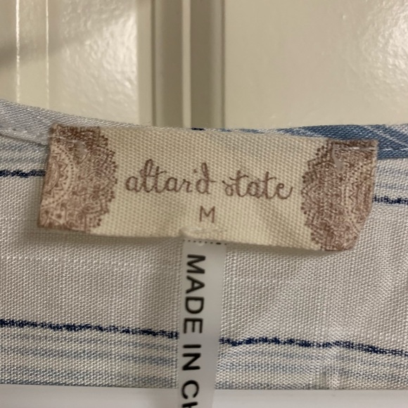 Altar’d State Floral and Striped Kimono Cover Up - Picture 3 of 5